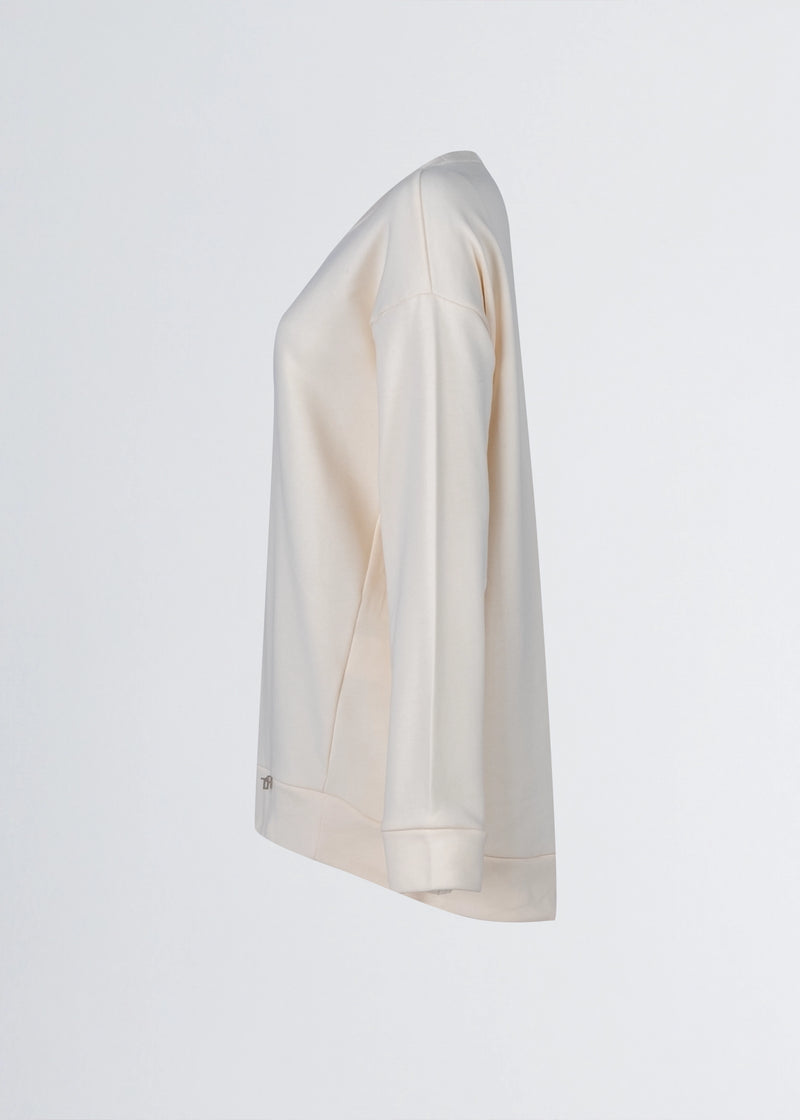 Paola T. Felpa in cotone stretch In Vendita