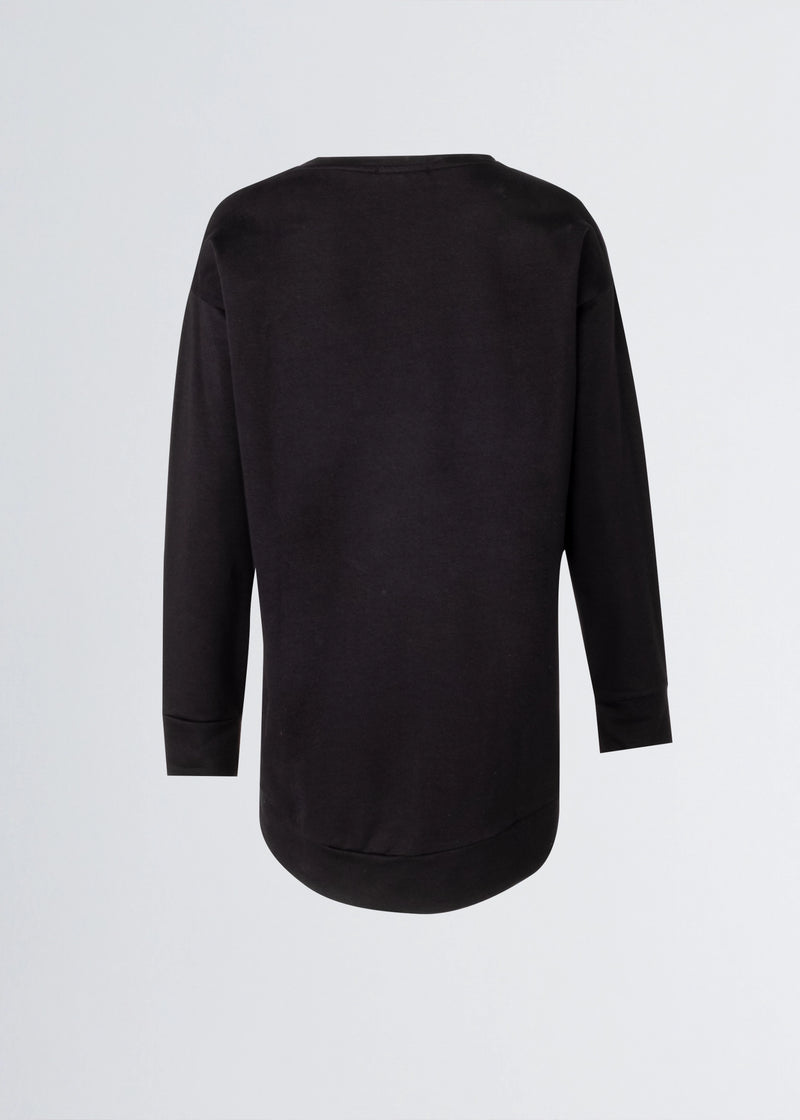 Paola T. Felpa in cotone stretch Saldi