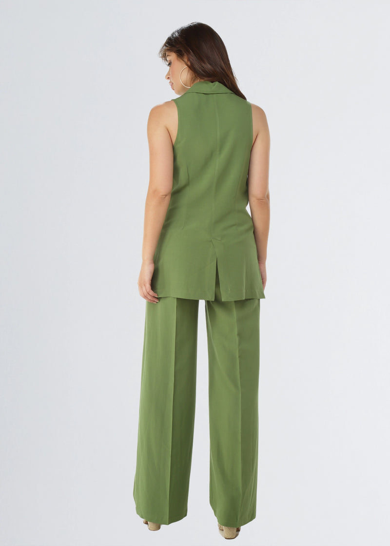 Paola T. Gilet in lino e viscosa Promozione Limitata