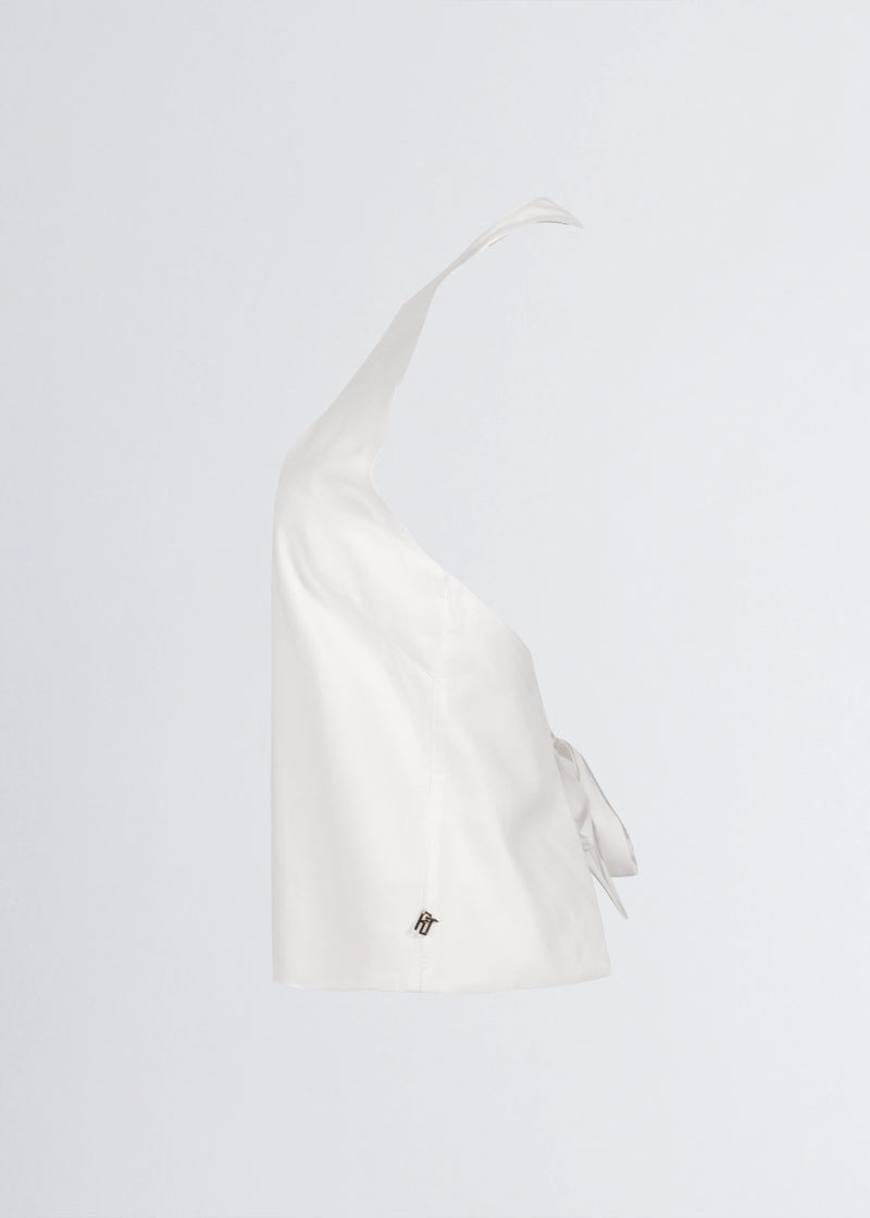 Paola T. Top in lino di viscosa Fino Al -60%