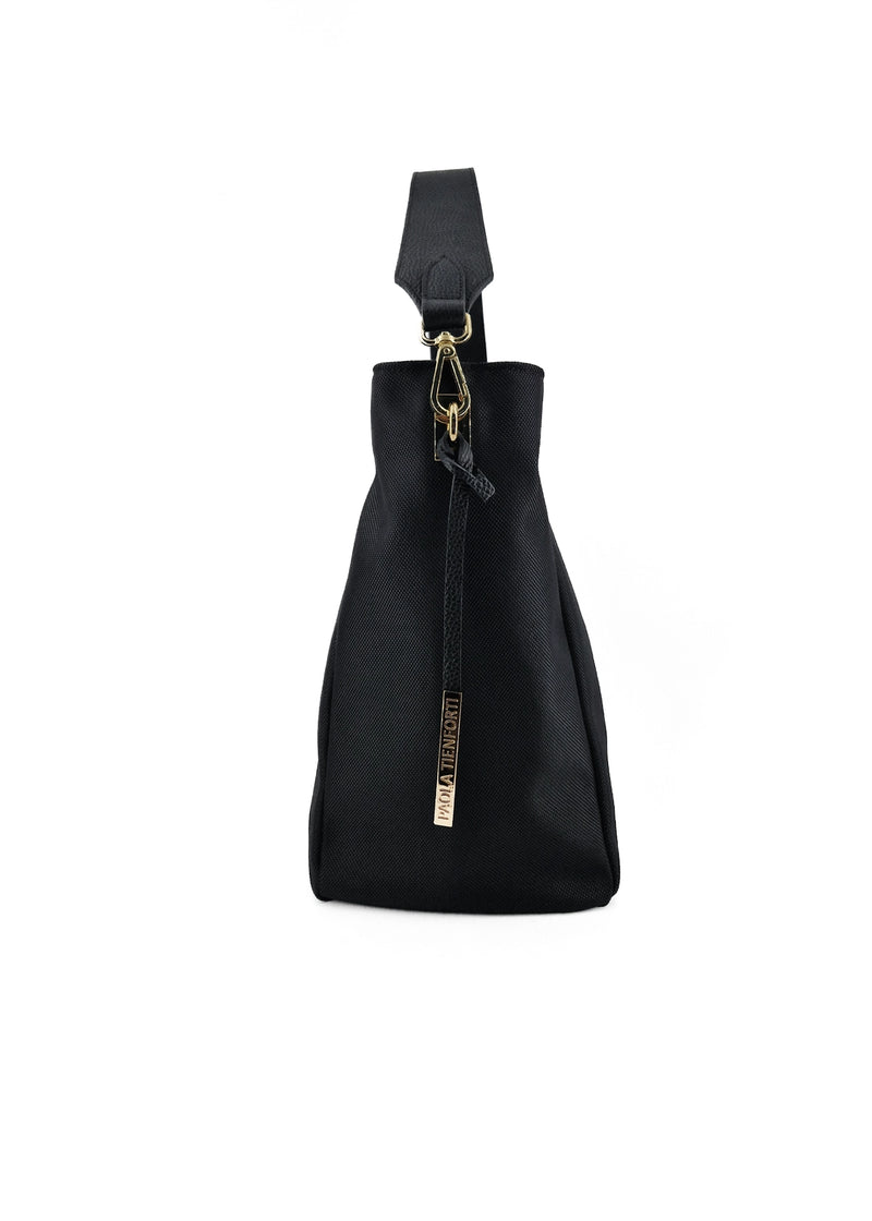 Paola T. Sacca in cordura con dettagli oro Sconto