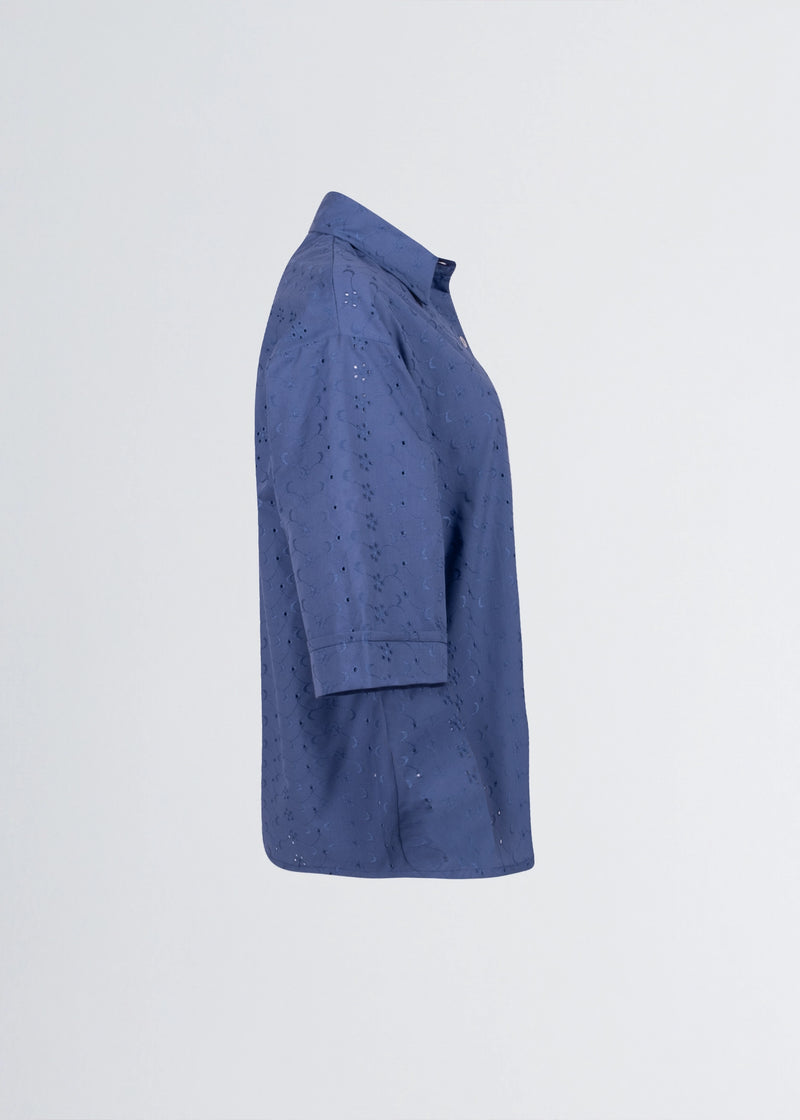 Paola T. Camicia In cotone sangallo In Vendita