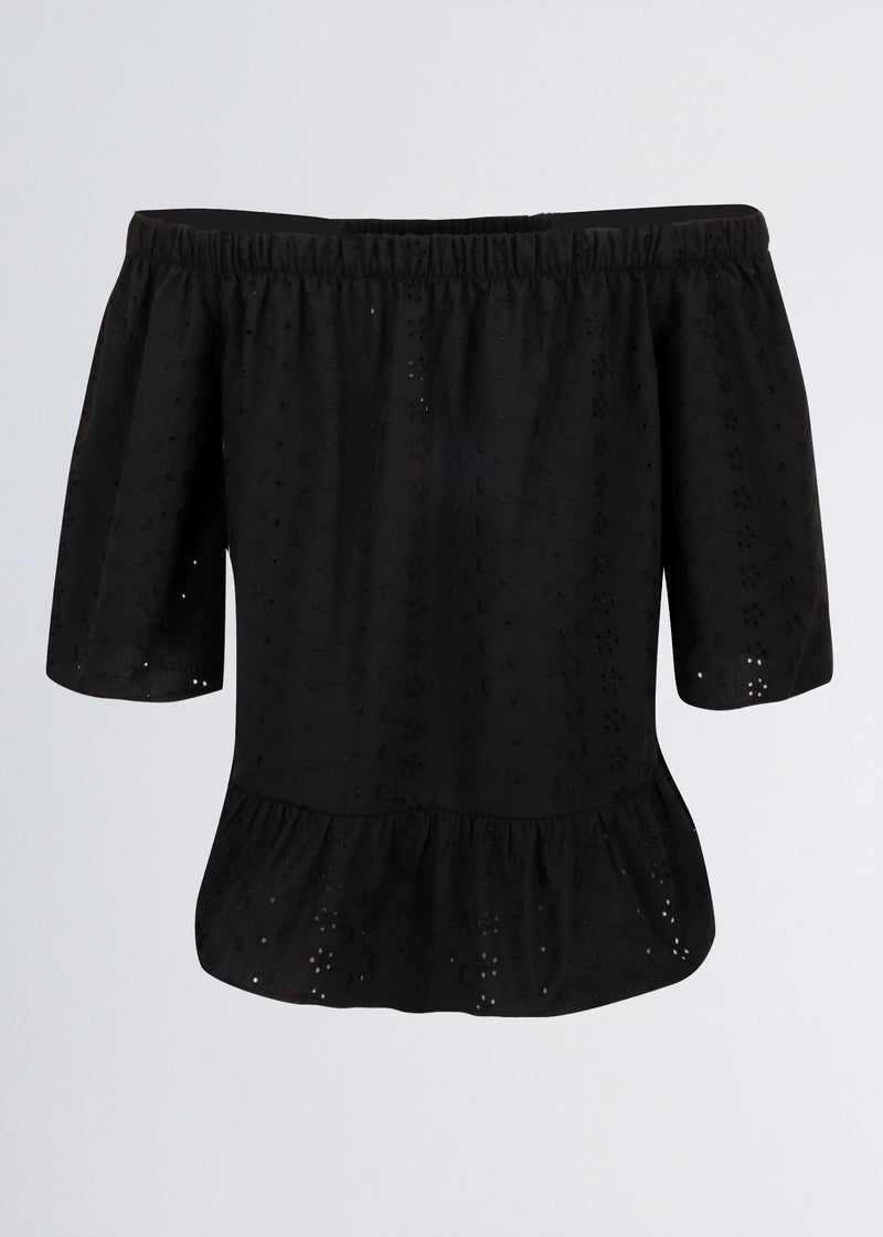 Paola T. Blusa in cotone sangallo Enormi risparmi