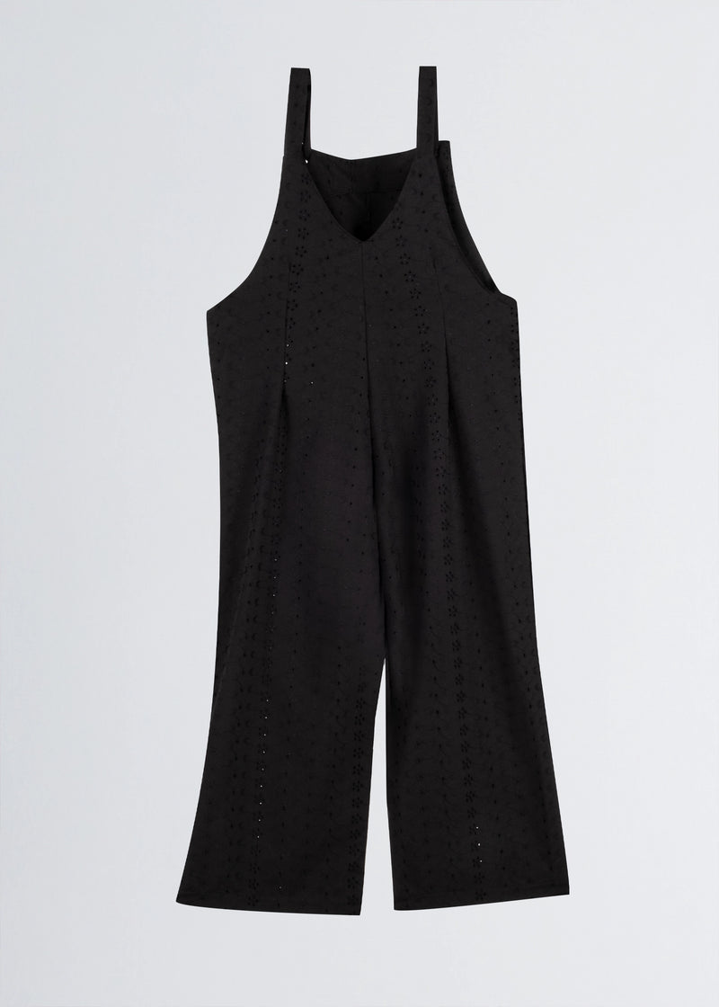 Paola T. Salopette in cotone sangallo Super Saving Price