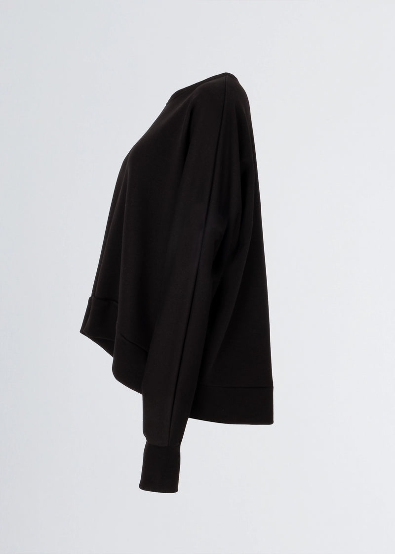 Paola T. Felpa corta in cotone stretch In vendita