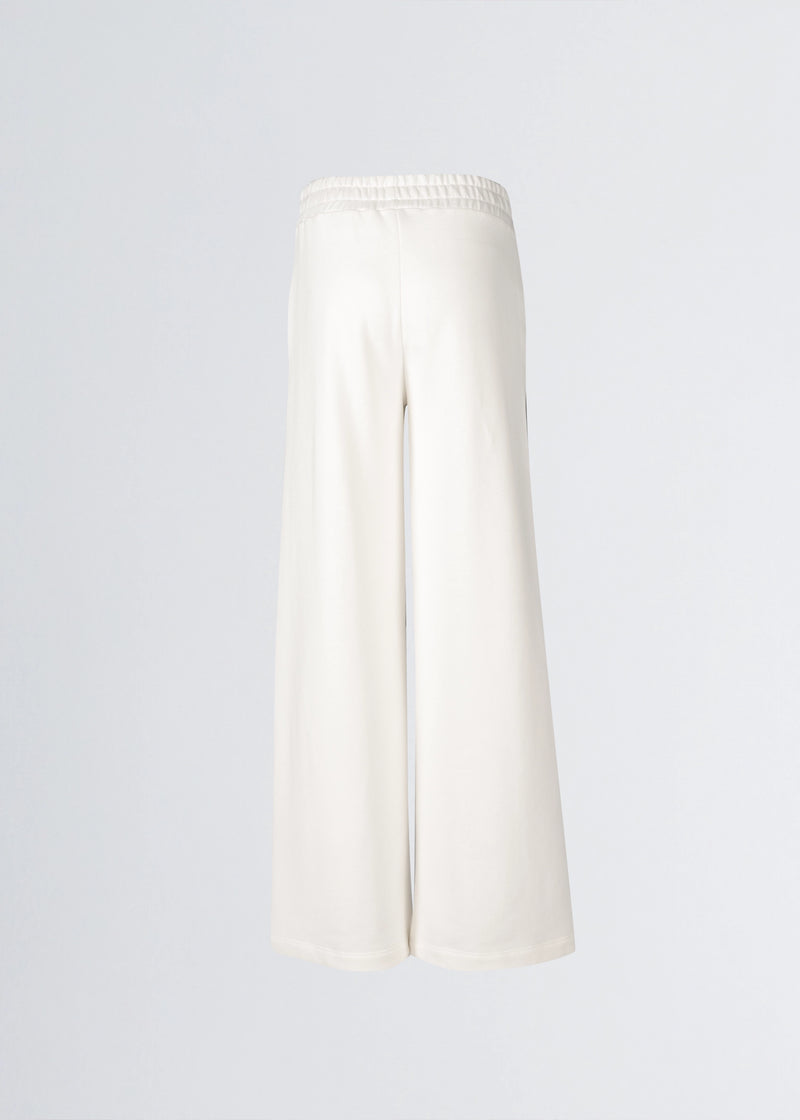 Paola T. Pantalone palazzo in cotone stretch Italy