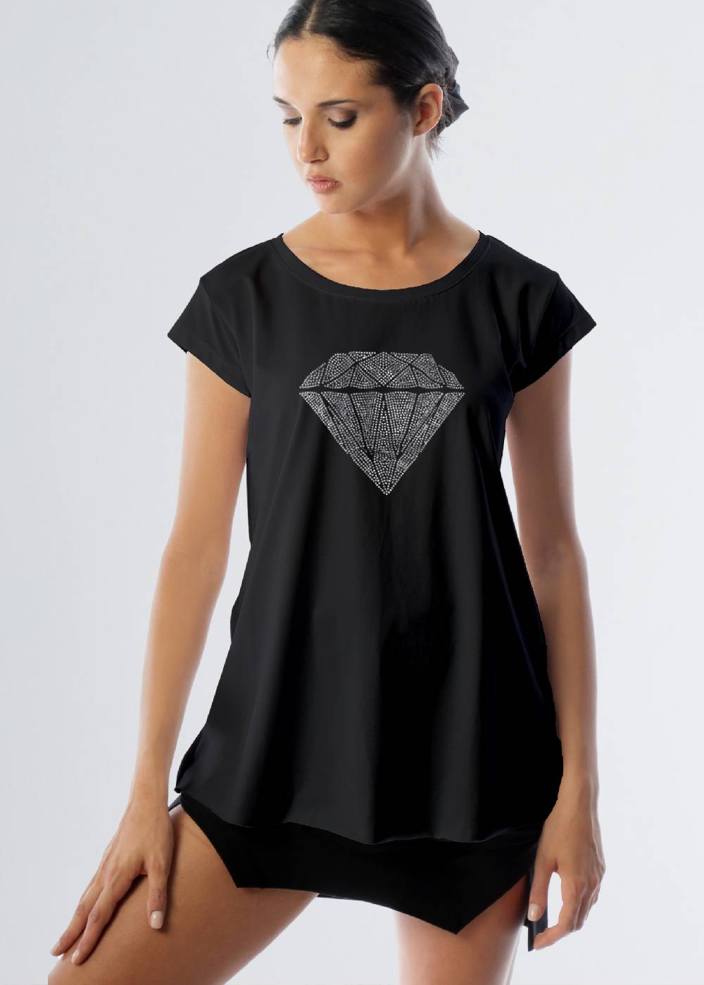 Paola T. Maxi t-shirt Diamond Shopping Online