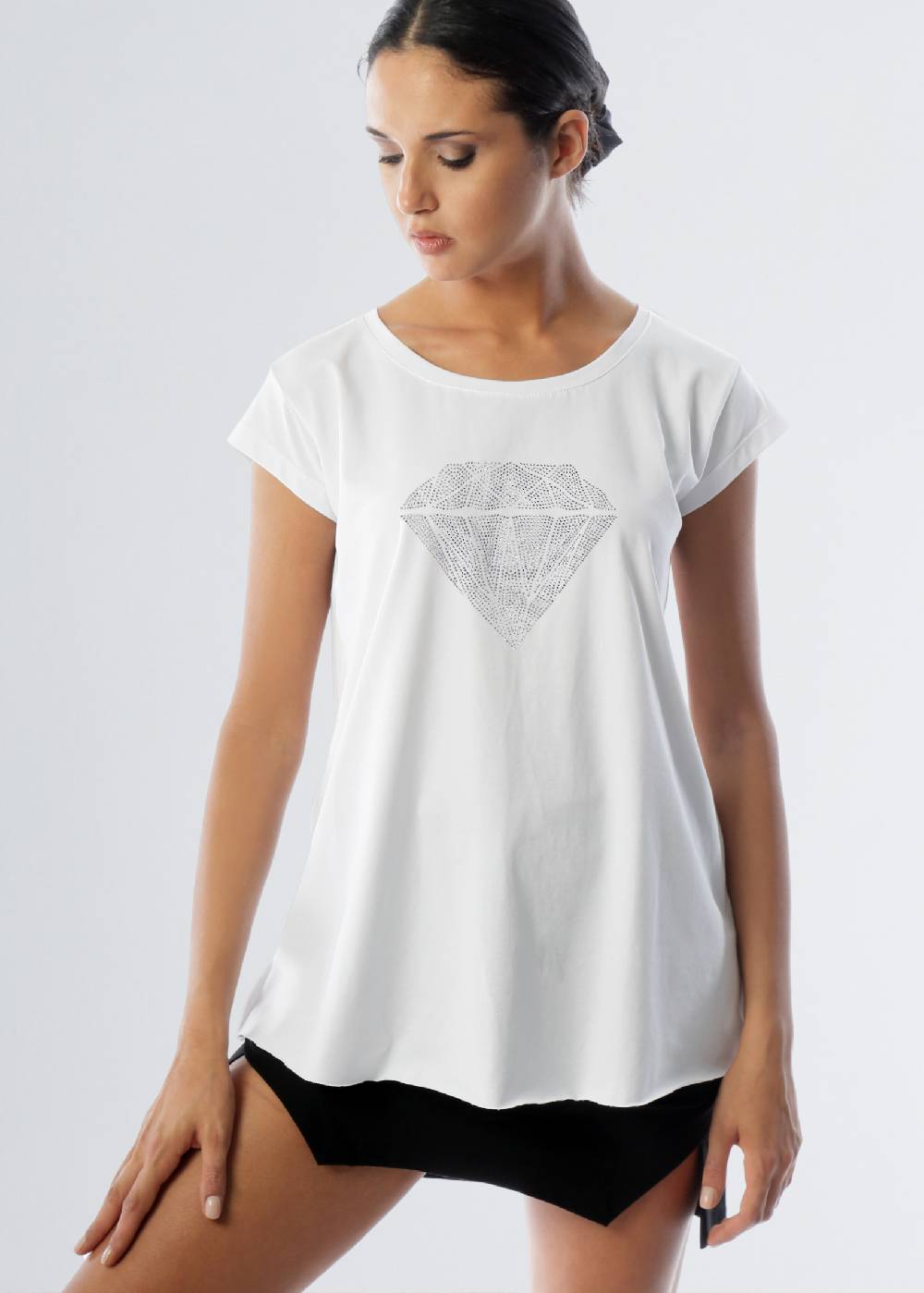 Paola T. Maxi t-shirt Diamond Affare Del Giorno