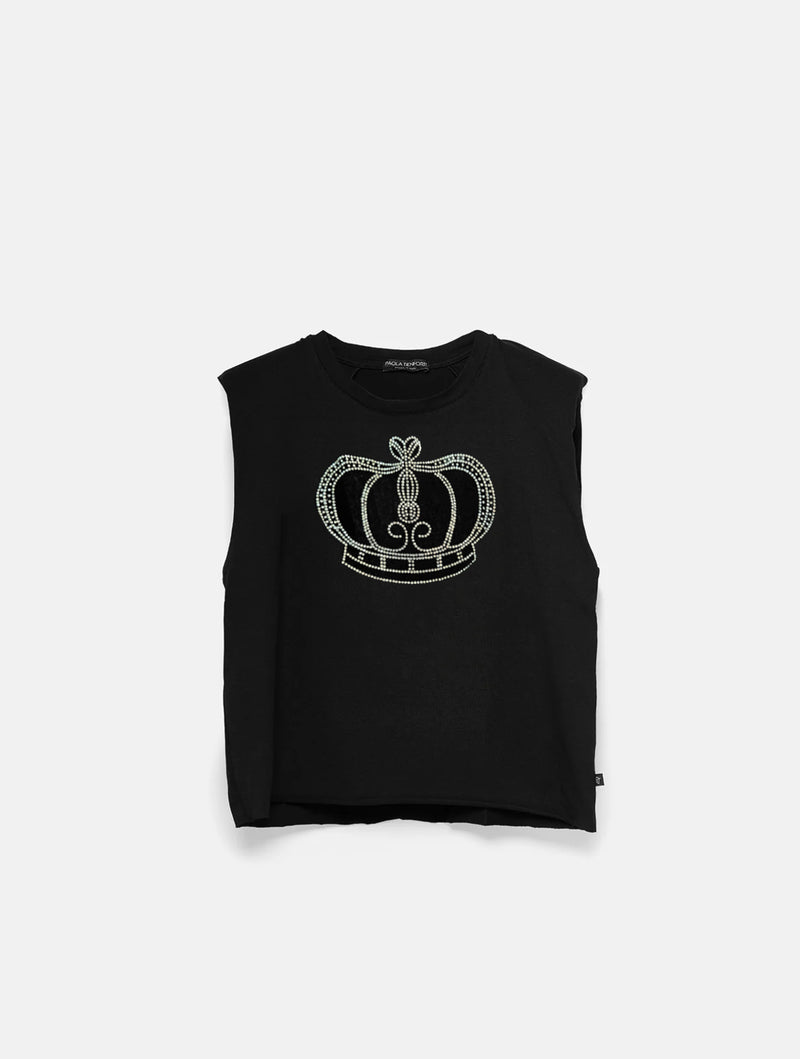 Paola T. T-shirt smanicata Queen Spedizione gratuita