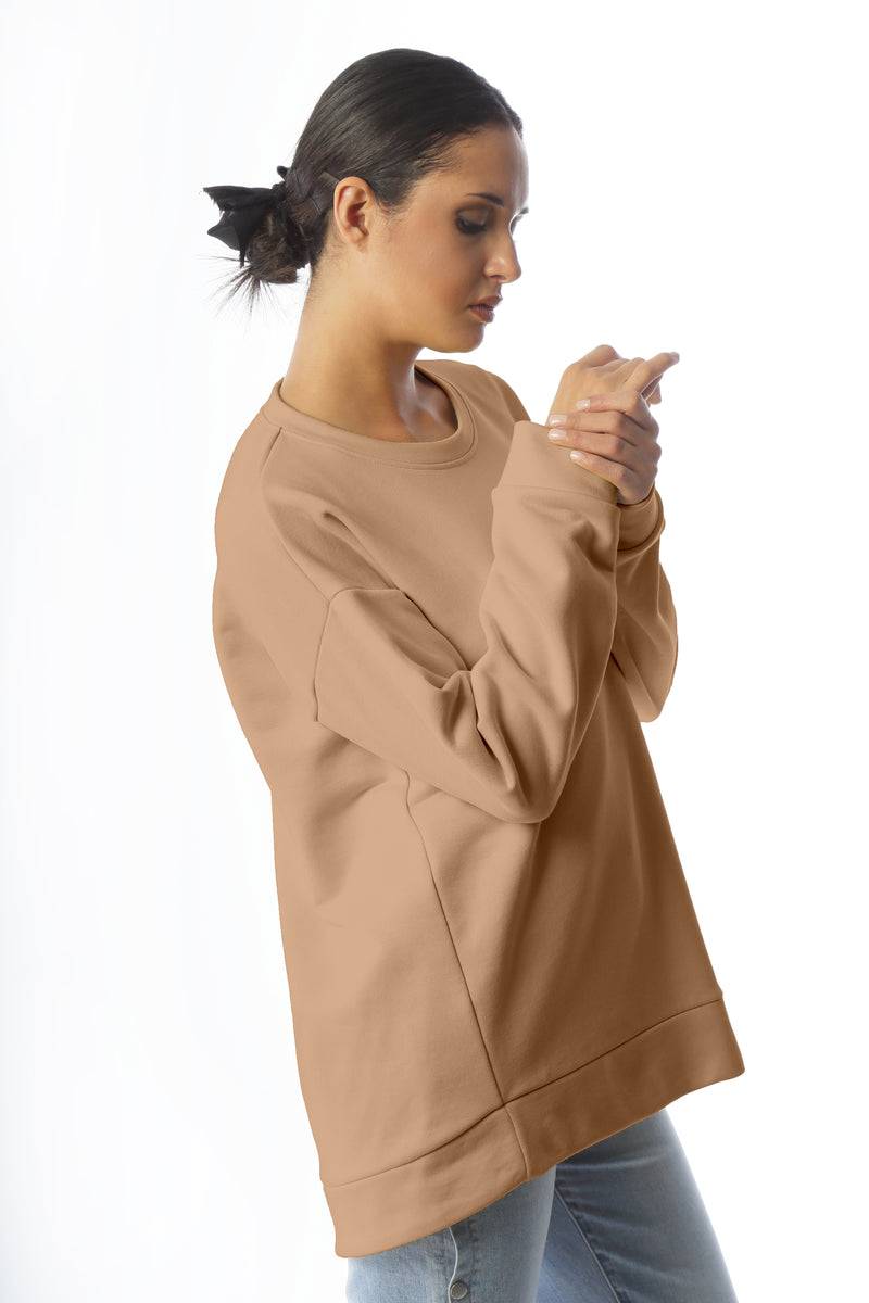 Paola T. Felpa in cotone stretch Nuovi prodotti