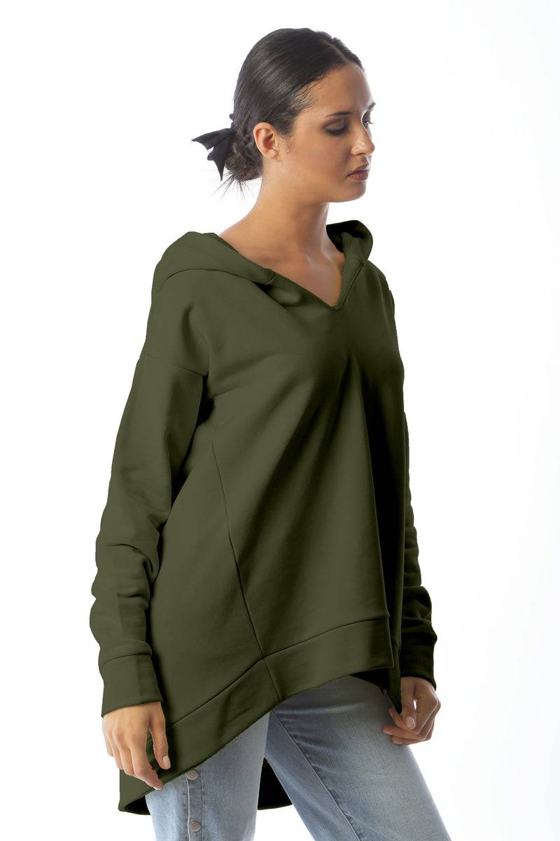 Paola T. Felpa oversize con cappuccio Offerte giornaliere