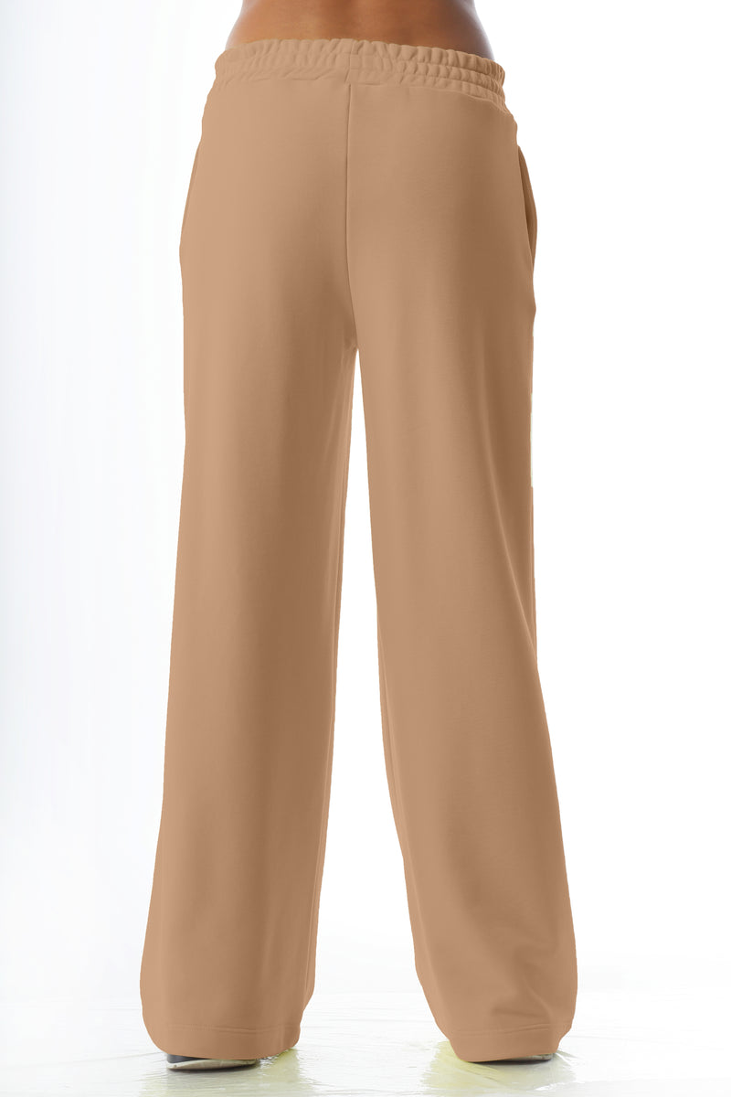 Paola T. Pantalone palazzo in cotone stretch Sconti VIP