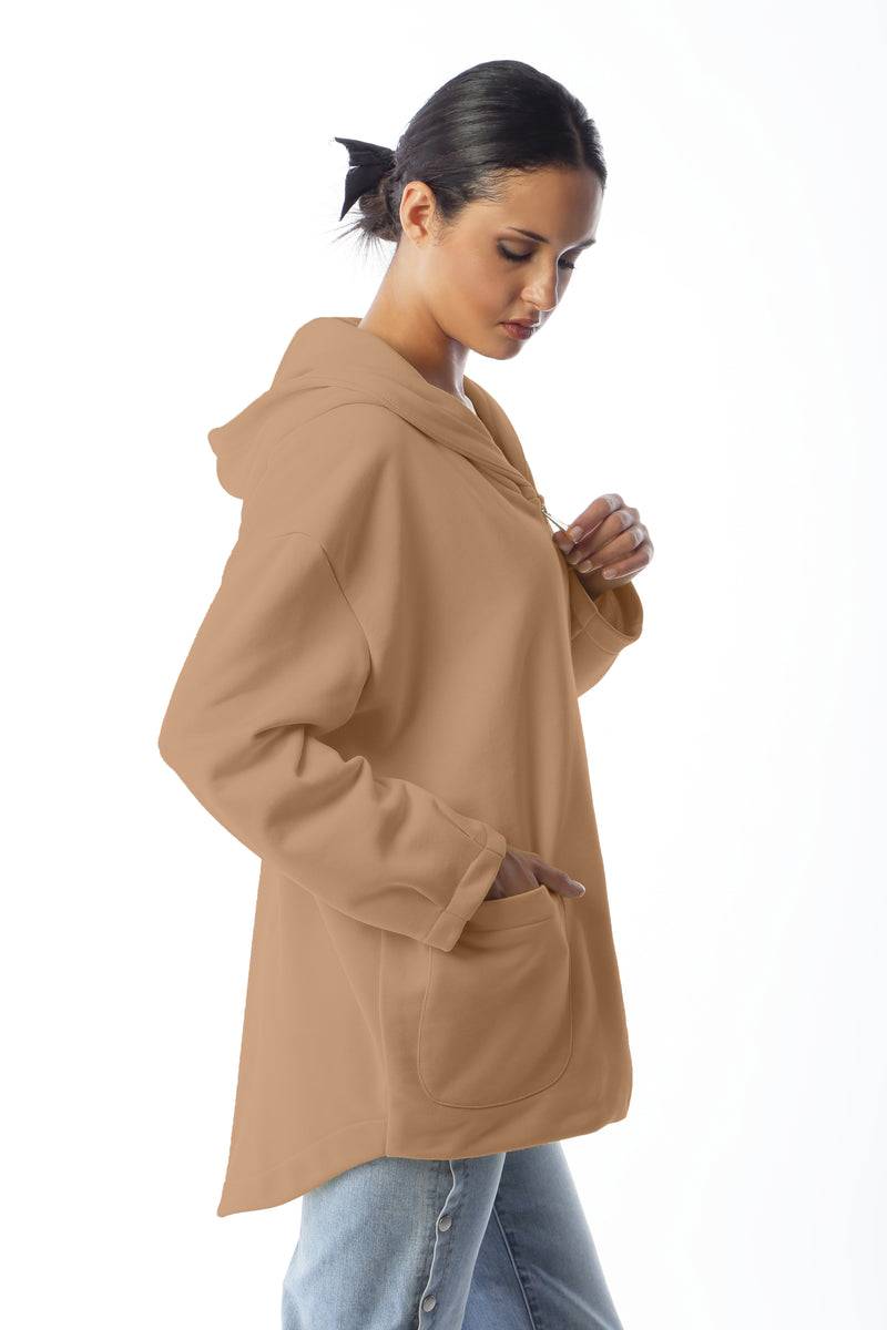 Paola T. Giacca in felpa di cotone Latest stili