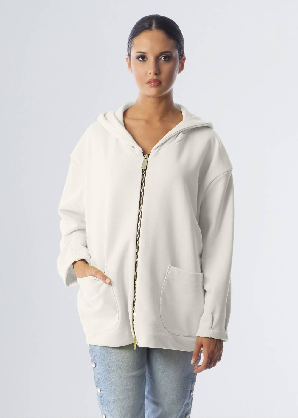 Paola T. Giacca in felpa di cotone Fino al 50% di sconto