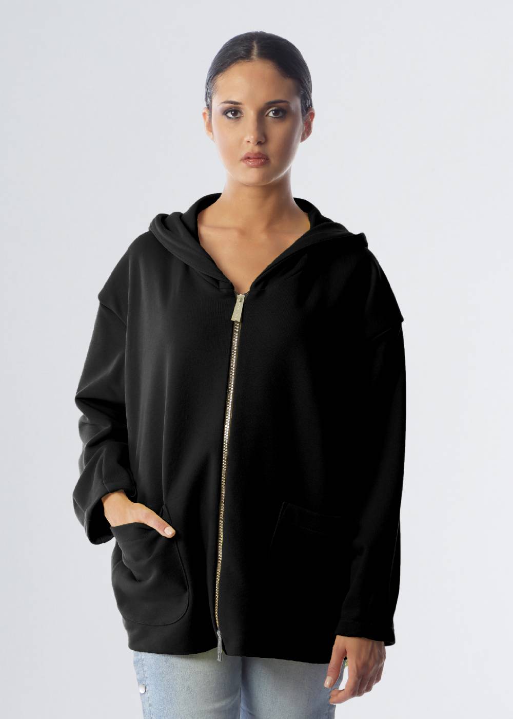 Paola T. Giacca in felpa di cotone Fino al 60% di sconto