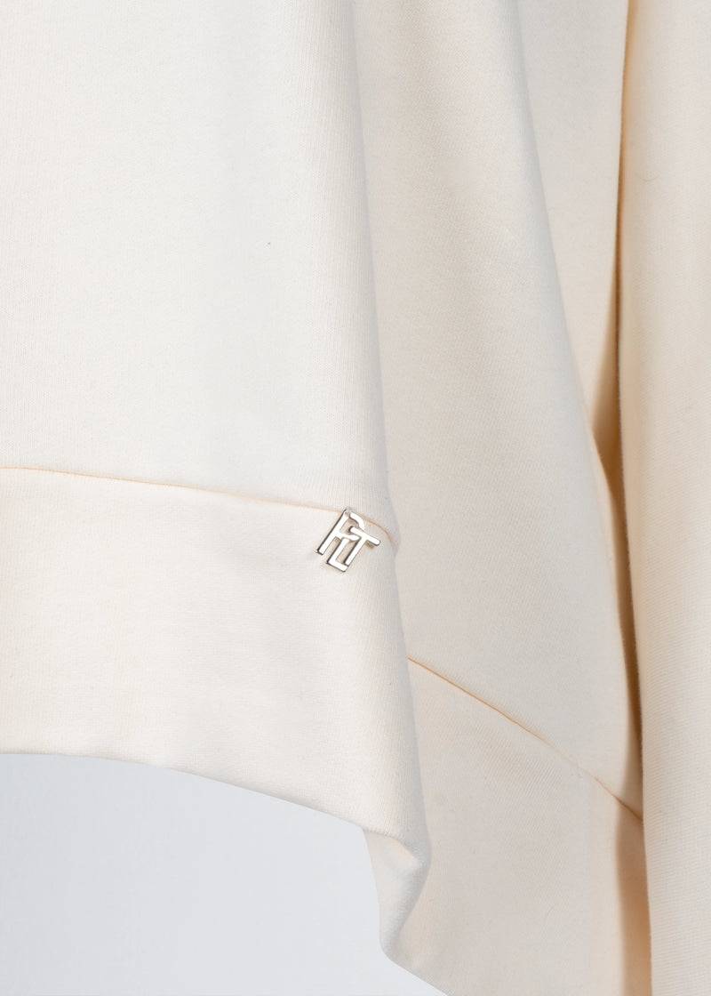 Paola T. Felpa corta in cotone stretch Enormi sconti