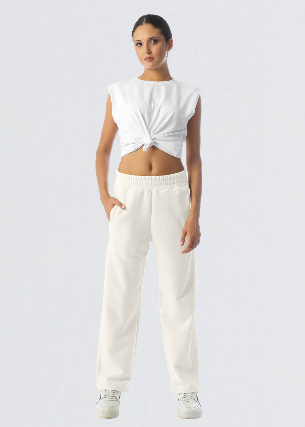 Paola T. Pantalone in cotone stretch Black Friday Prezzi