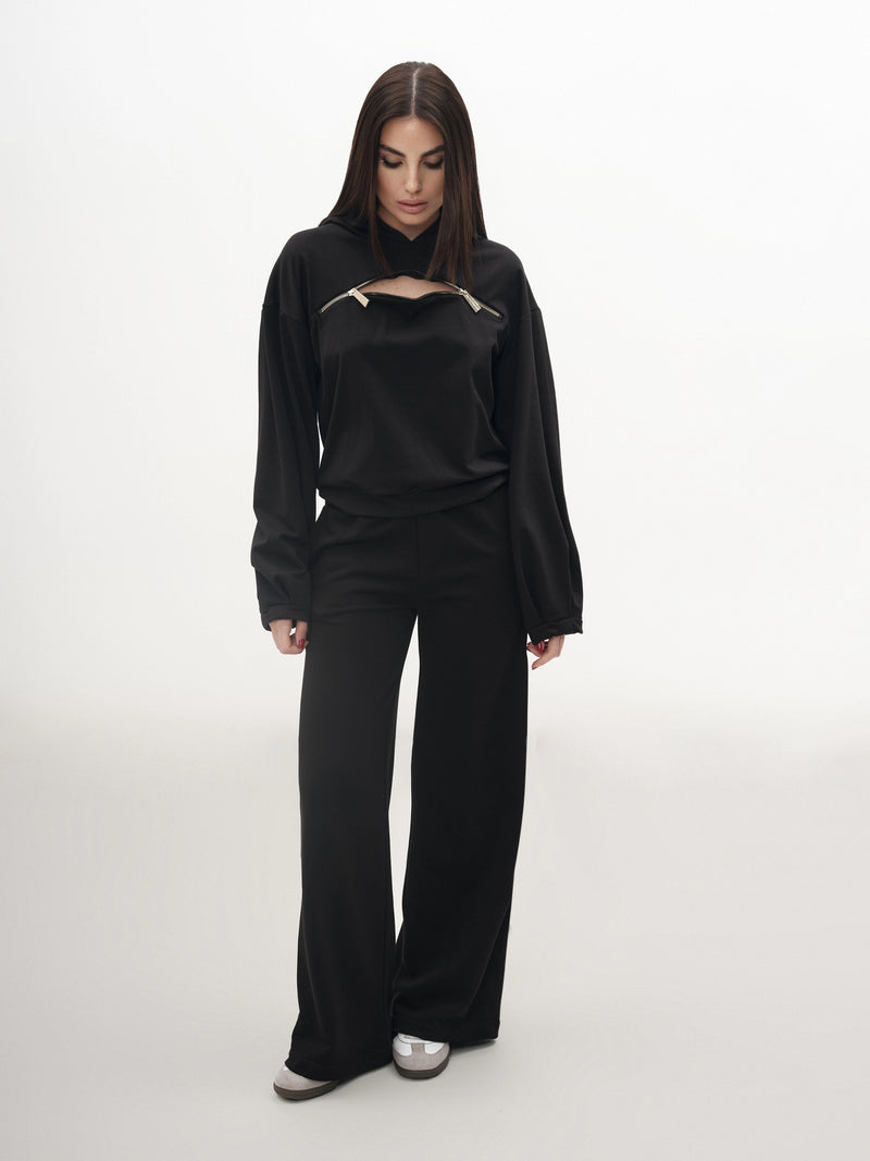 Paola T. Felpa con cappuccio e zip 2025