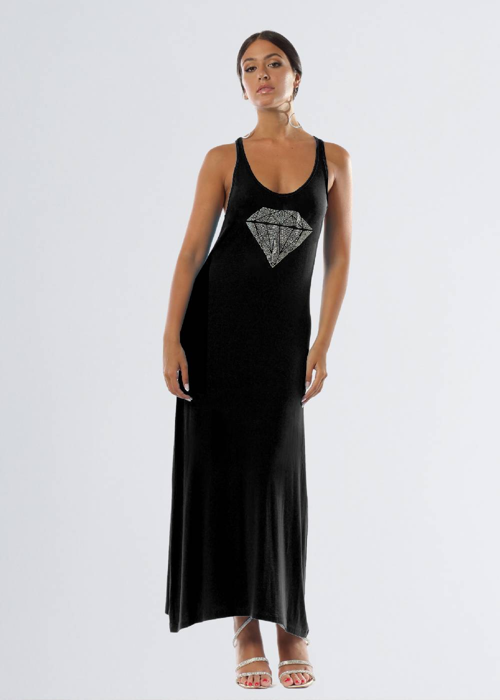 Paola T. Abito in jersey di viscosa Diamond Spedizione Gratuita