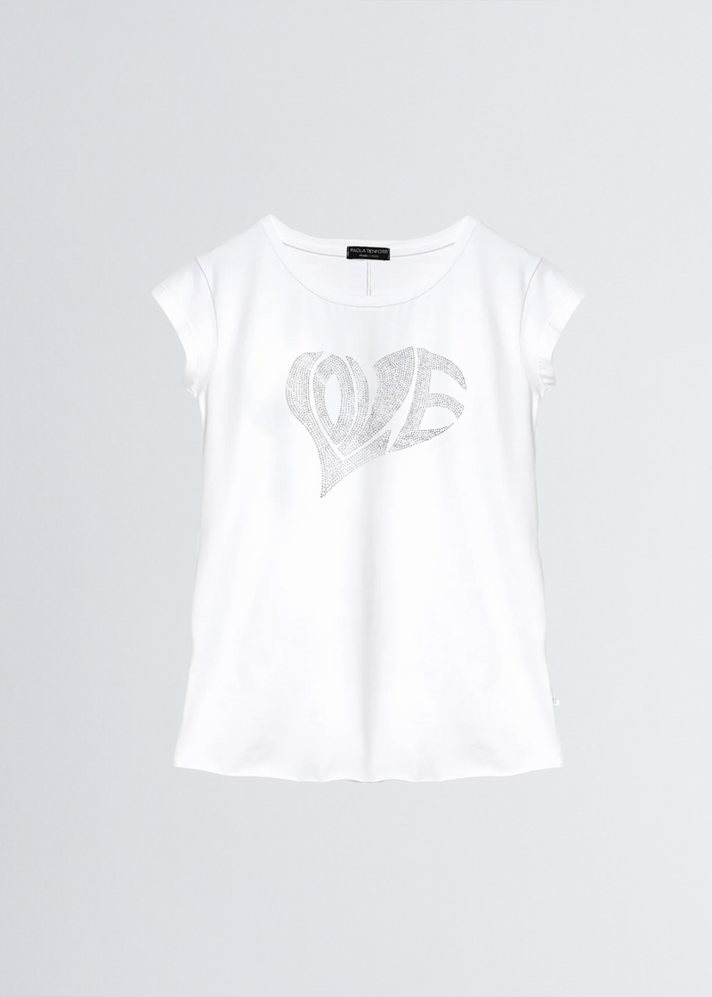 Paola T. Maxi t-shirt Heart Convenienza
