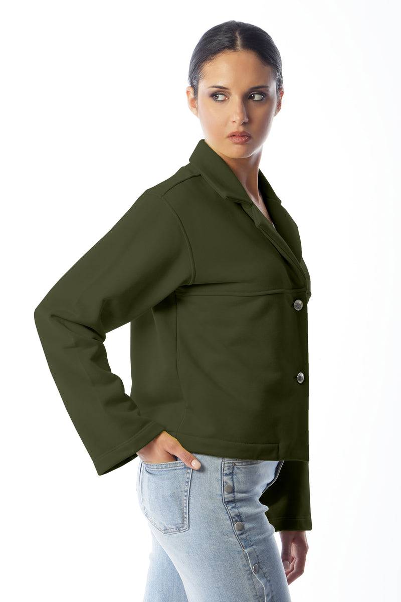 Paola T. Giacca Spencer in felpa In Vendita