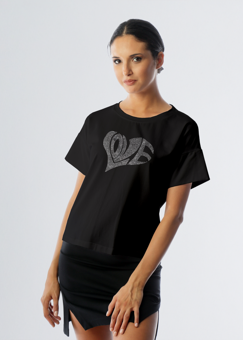Paola T. T-shirt Heart Vendite Flash