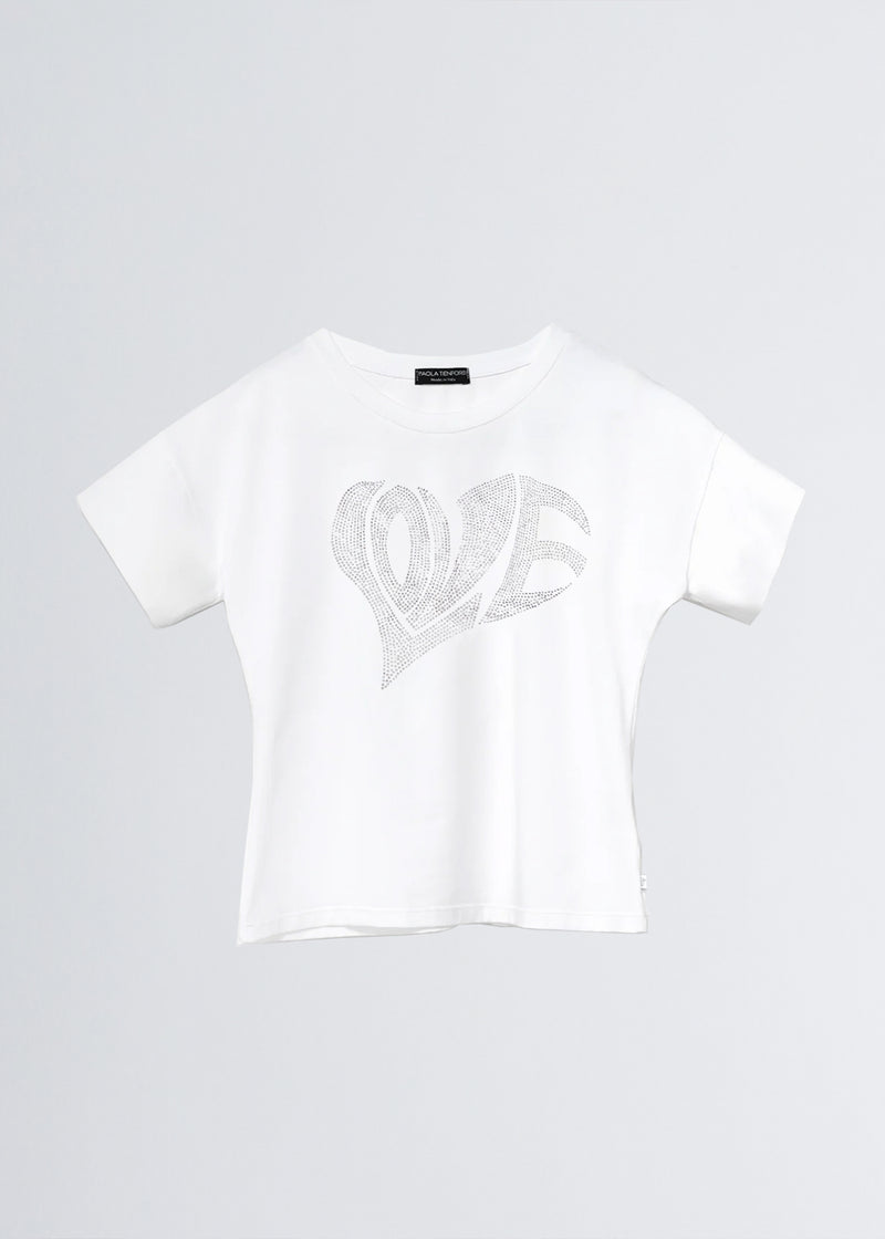 Paola T. T-shirt Heart Negozio