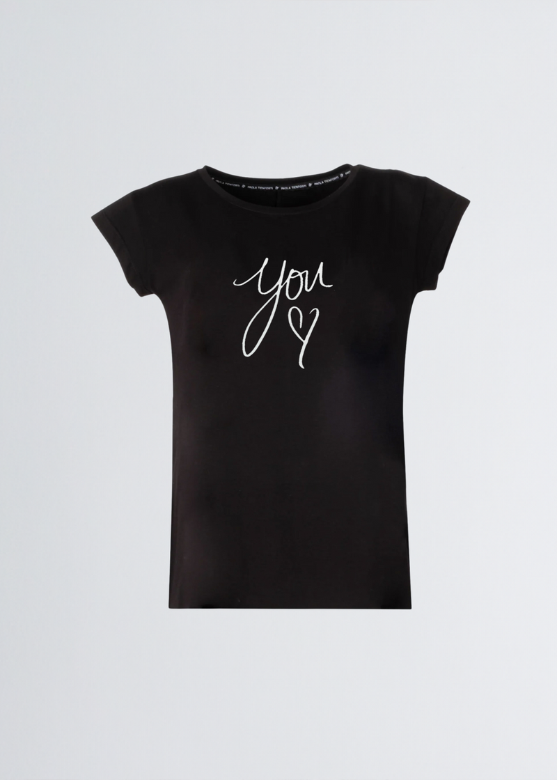 Paola T. T-shirt slim Smaltimento dello stoccaggio
