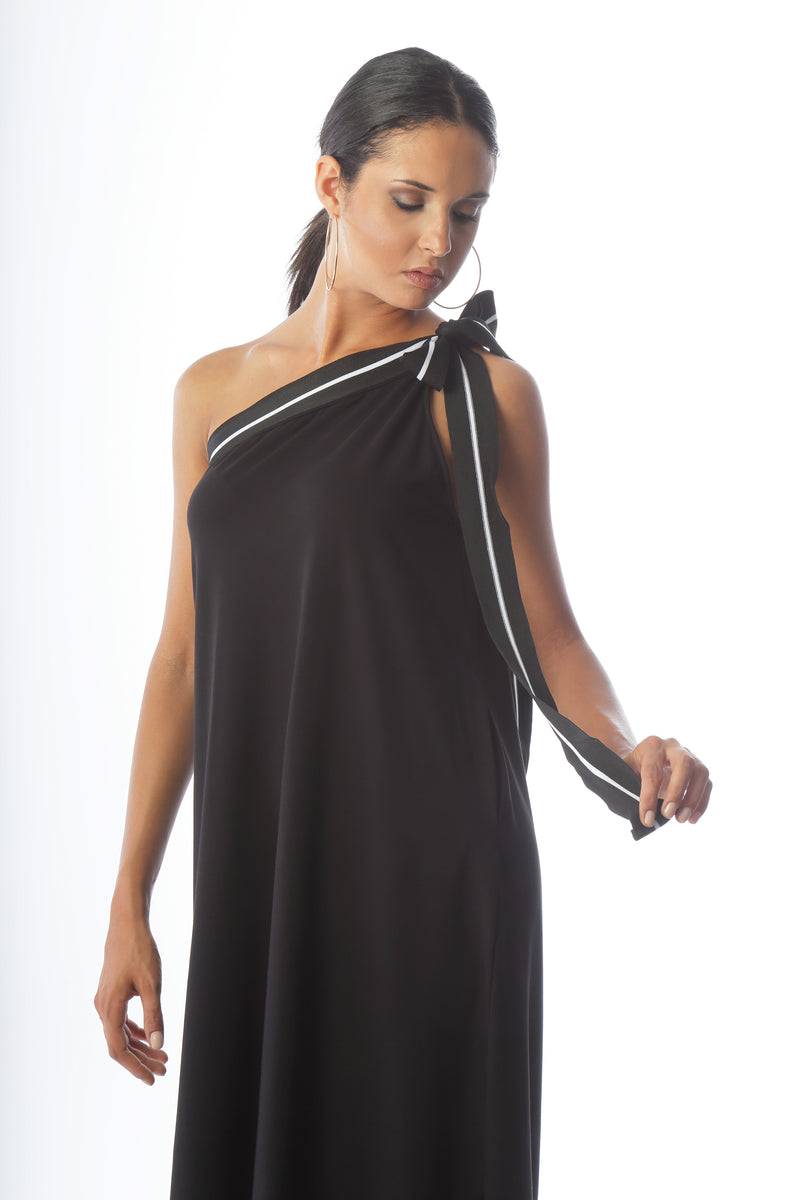 Paola T. Abito lungo monospalla 50% di sconto con spedizione gratuita
