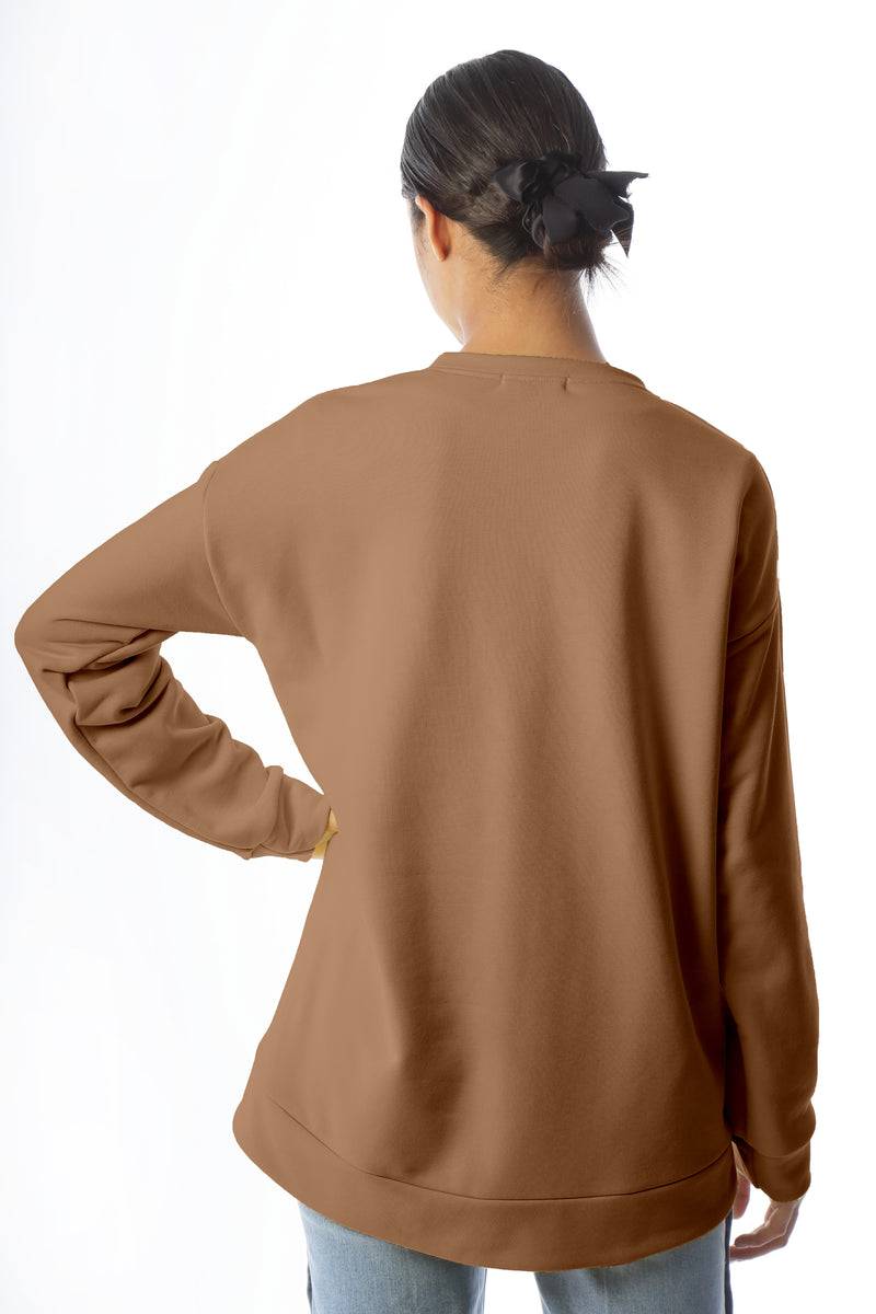 Paola T. Felpa in cotone stretch In vendita