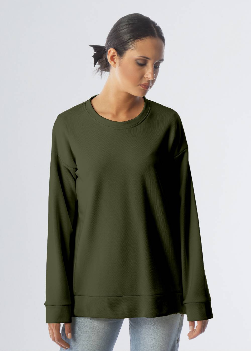 Paola T. Felpa in cotone stretch Duty-free
