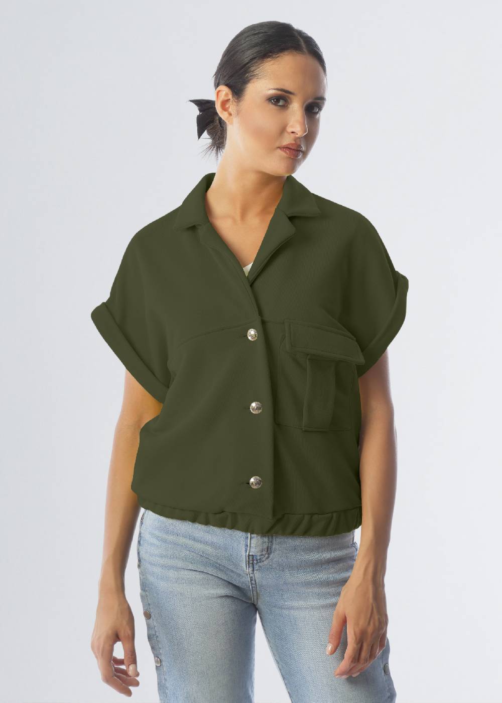 Paola T. Felpa in cotone stretch In Linea