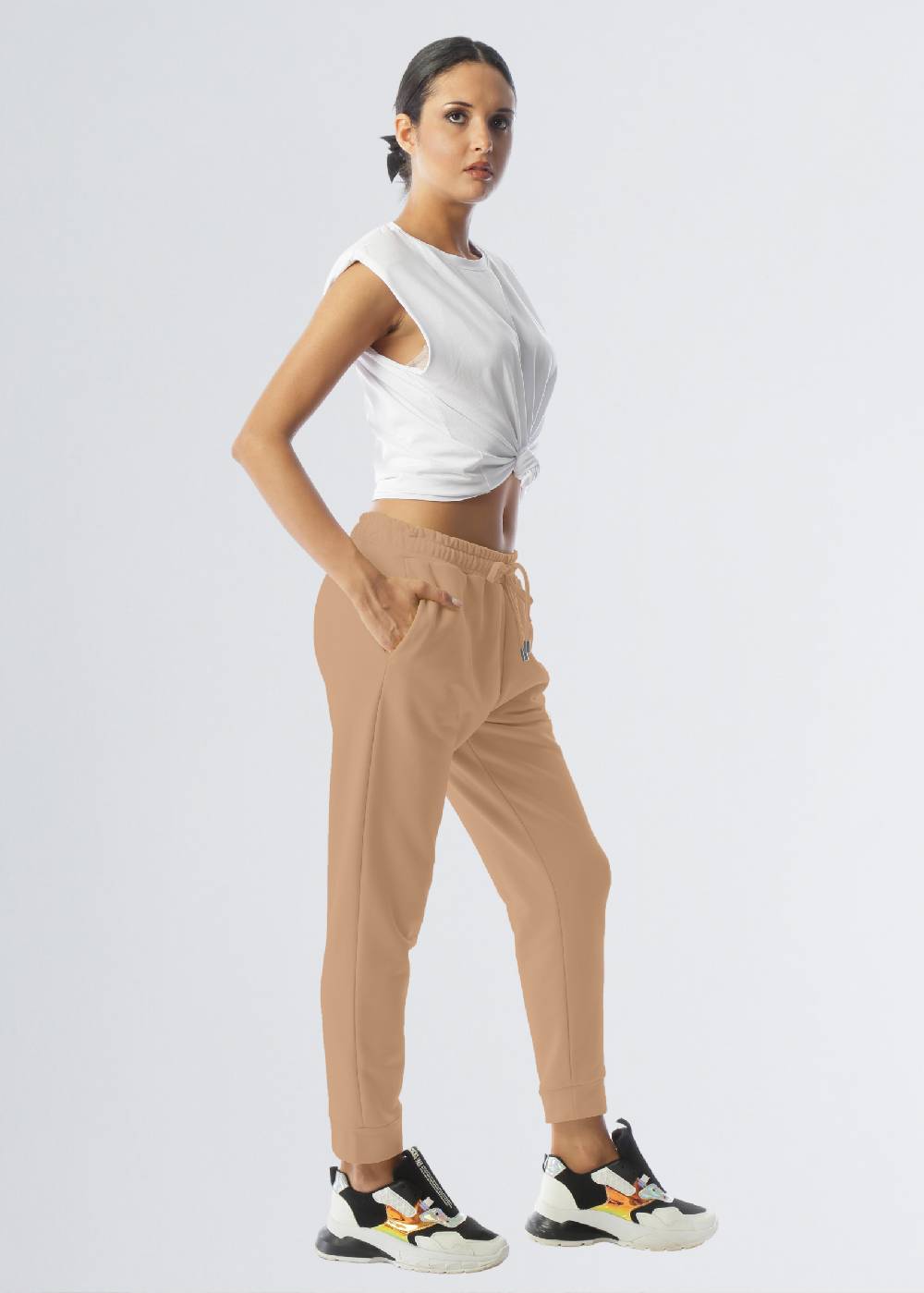 Paola T. Pantalone in cotone stretch Spedizione Gratuita