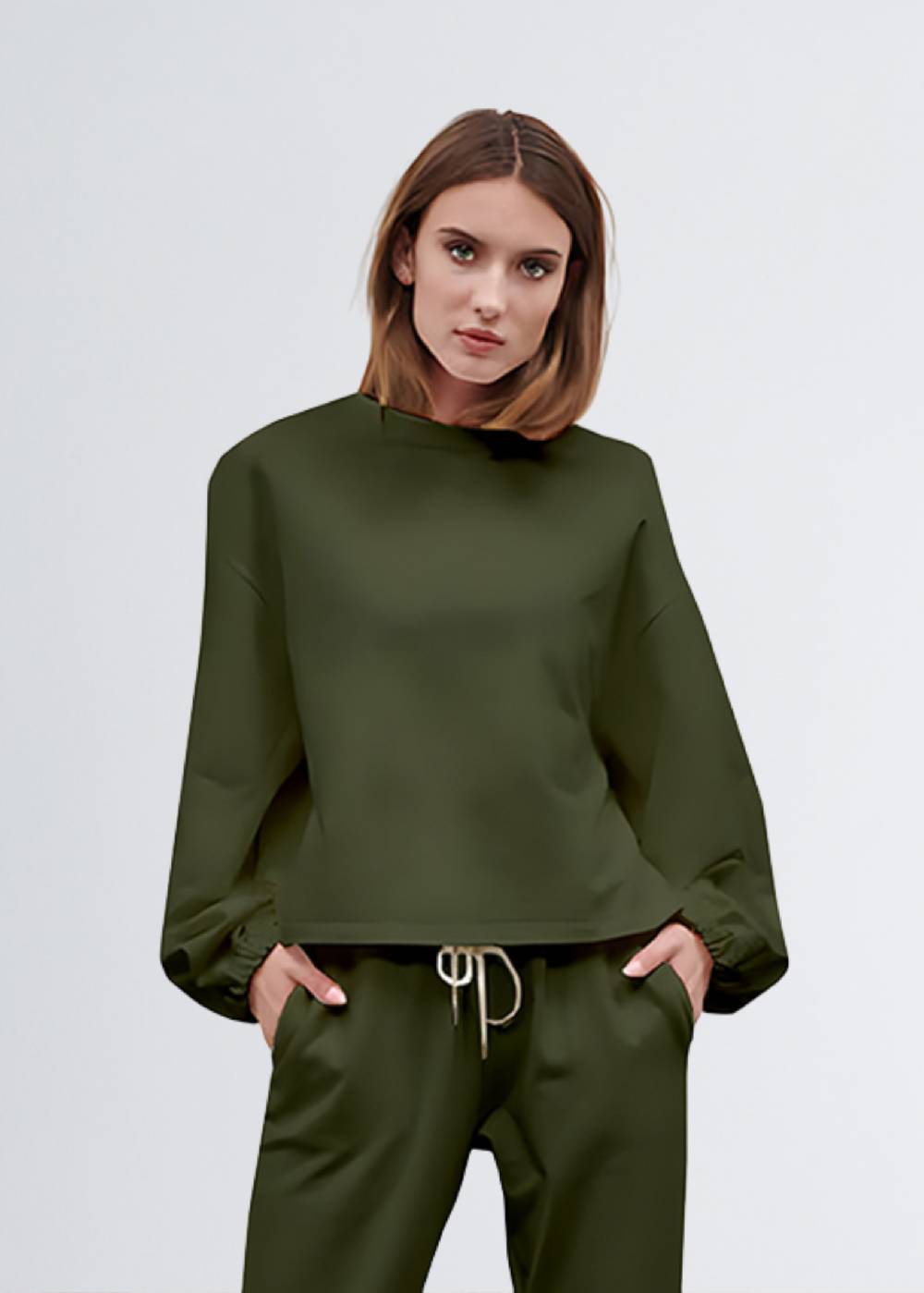 Paola T. Felpa in cotone stretch Fino Al -60%