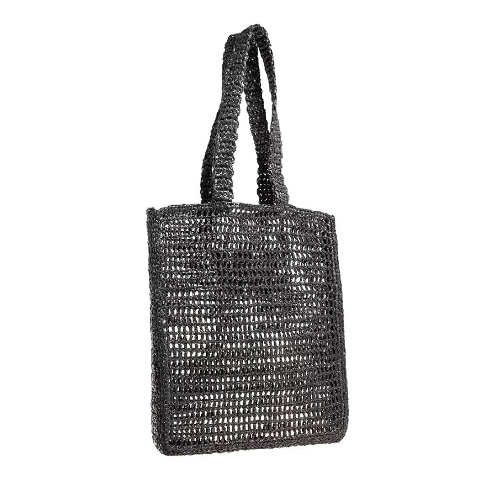 MAX MARA WEEKEND BORSA SHOPPER SALOON IN MACRAMÈ NERA 2415511195600006 SKU: 2415511195600006 2025