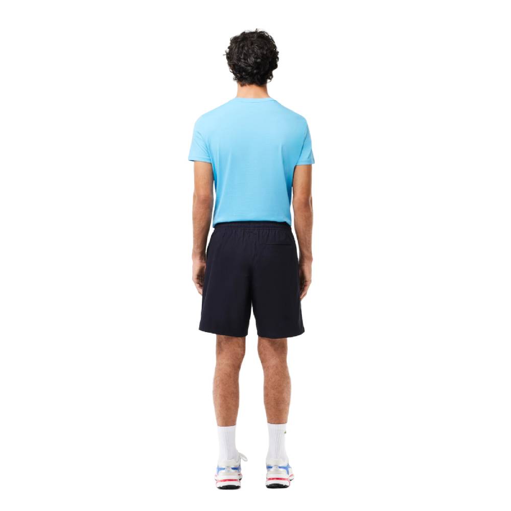LACOSTE PANTALONI CORTI RELAXED FIT ELASTICIZZATI IN POPELINE DI COTONE GH7220HDE SKU: GH7220HDE Online