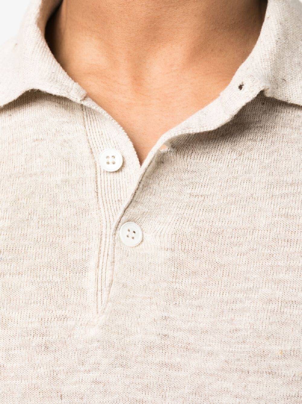 BRUNELLO CUCINELLI POLO IN MAGLIA DI LINO E COTONE M2L00315C2944 SKU: M2L00315C2944 Negozio