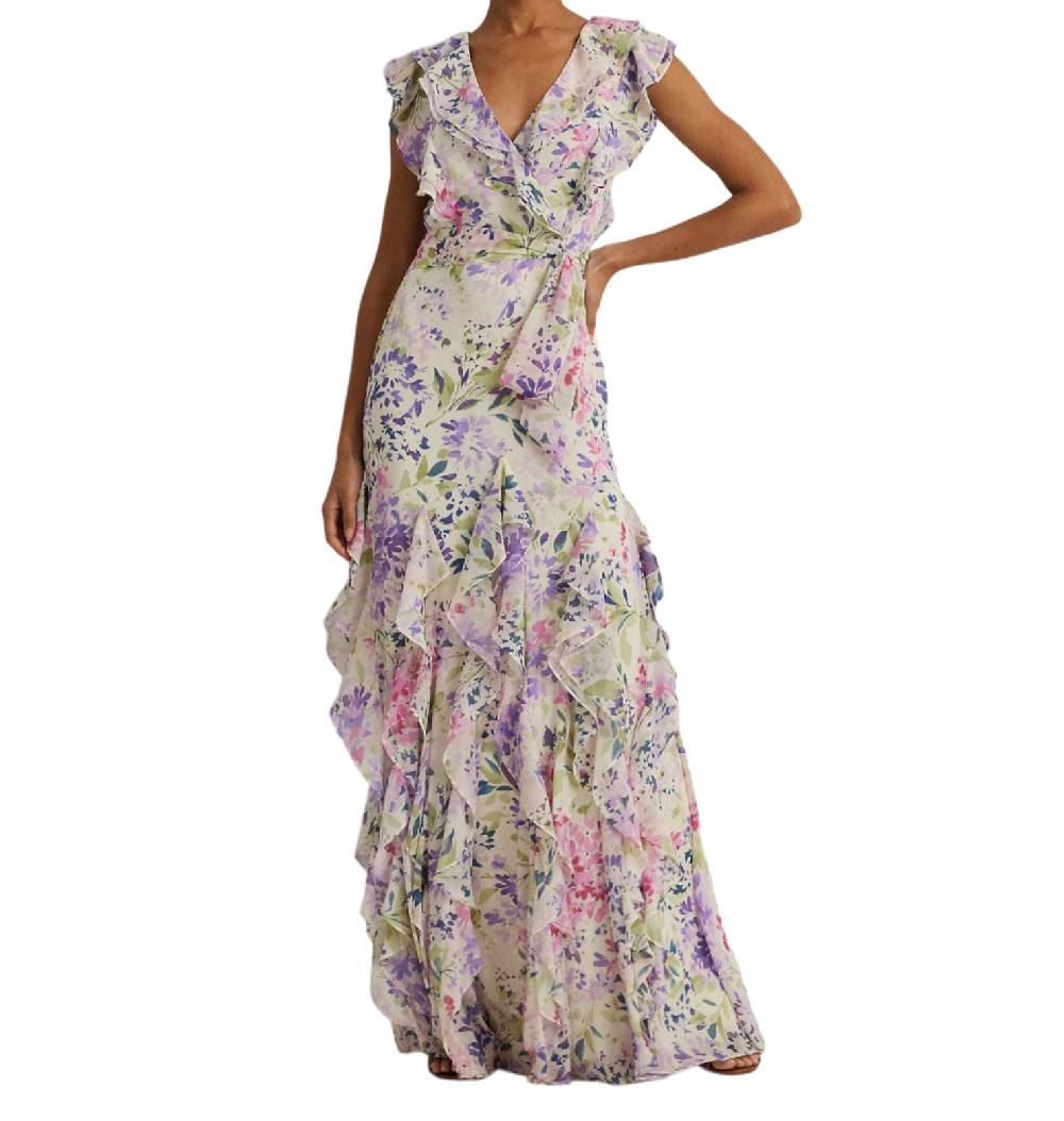 LAUREN RALPH LAUREN ABITO A FIORI IN GEORGETTE 253933485001 SKU: 253933485001 Acquista Ora