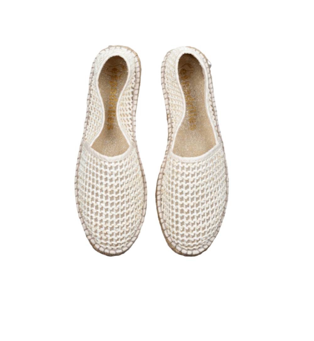 ESPADRILLES SLIP ON DENNY RETE BIANCA 1559119BLANCO SKU: 11559119BLANCO Saldi
