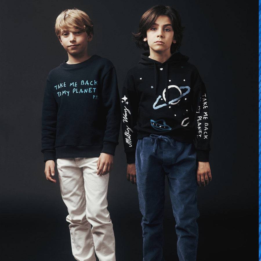 Paolo Pecora Pantaloni Chino Coulisse di Velluto Bluette Promozione Limitata