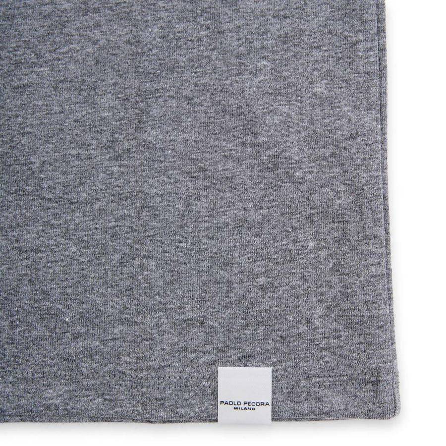 Paolo Pecora T-shirt in Jersey Grigio Melange "Planet" by Pietro Terzini Fino Al -60%