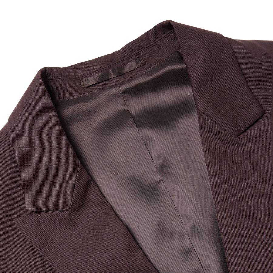 Paolo Pecora Blazer Monopetto in Cotone Fluido - Ebano Moda