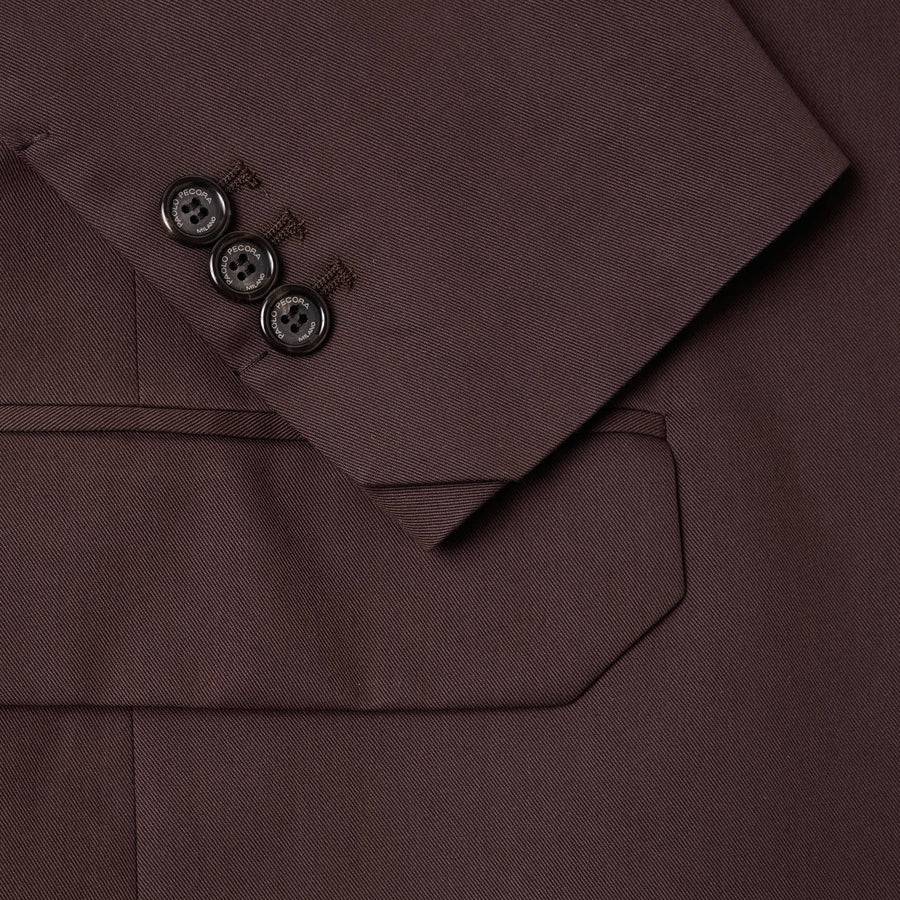 Paolo Pecora Blazer Monopetto in Cotone Fluido - Ebano Moda