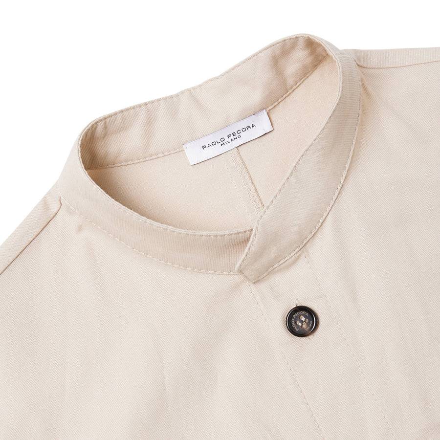 Paolo Pecora Overshirt Coreana - Sabbia Italia