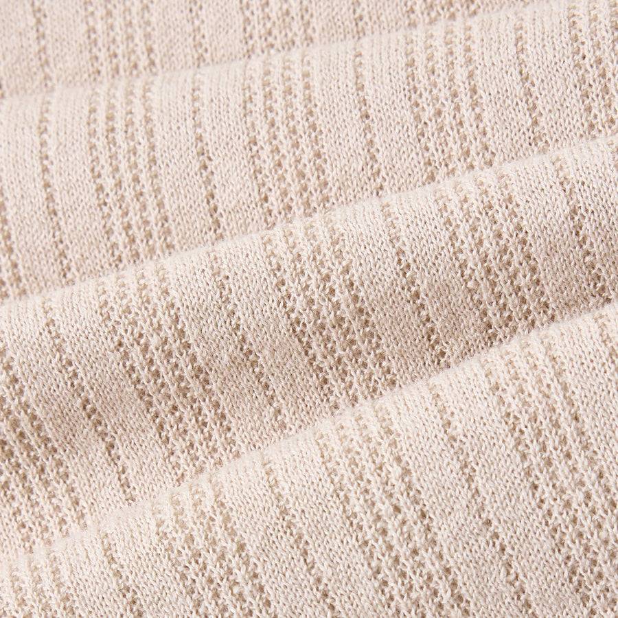 Paolo Pecora Maglia in Lino Cotone Extrafine - Sabbia In Linea