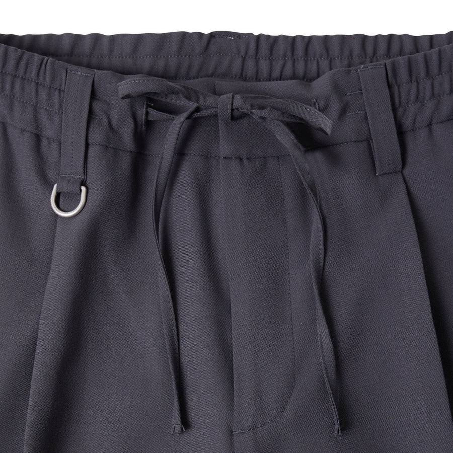 Paolo Pecora Pantalone in Fresco Lana - Grigio Antracite Presa