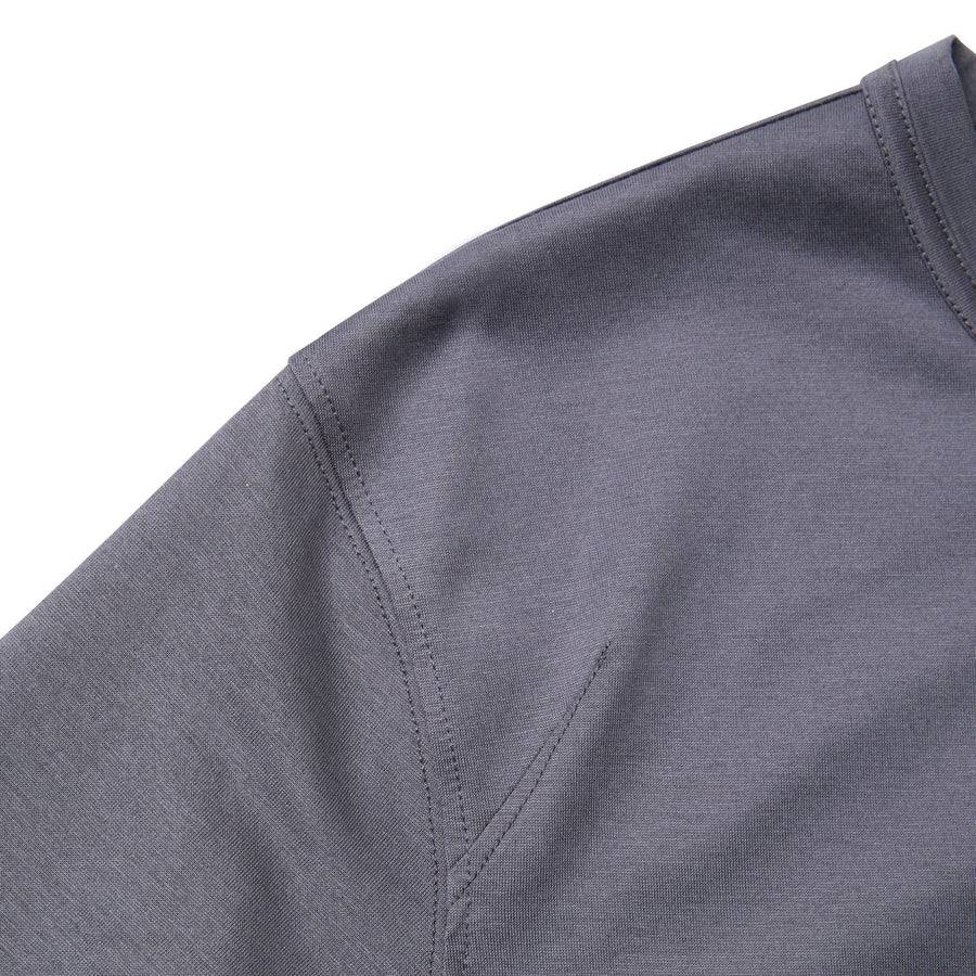 Paolo Pecora T-Shirt in Jersey Lucido - Antracite Sconto