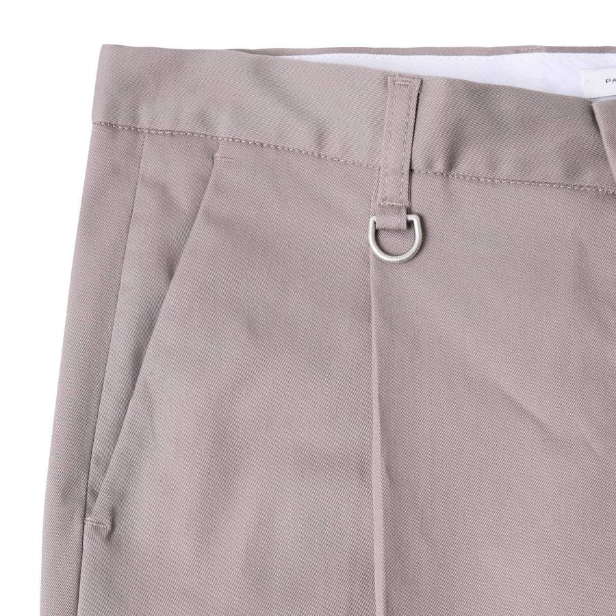 Paolo Pecora Chino Gabardina di Cotone Stretch - Tortora Negozio