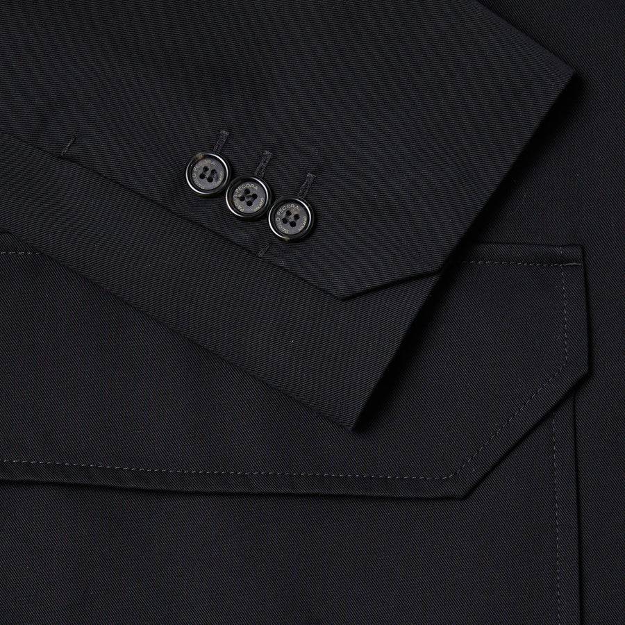 Paolo Pecora Giacca Sportiva in Tela di Cotone - Nero Moda