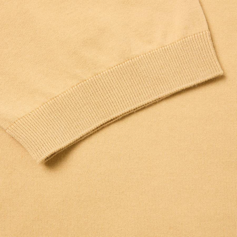 Paolo Pecora Maglia Girocollo in Puro Cotone Extrafine - Curry Nuovo
